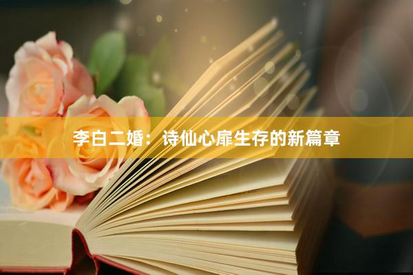 李白二婚：诗仙心扉生存的新篇章